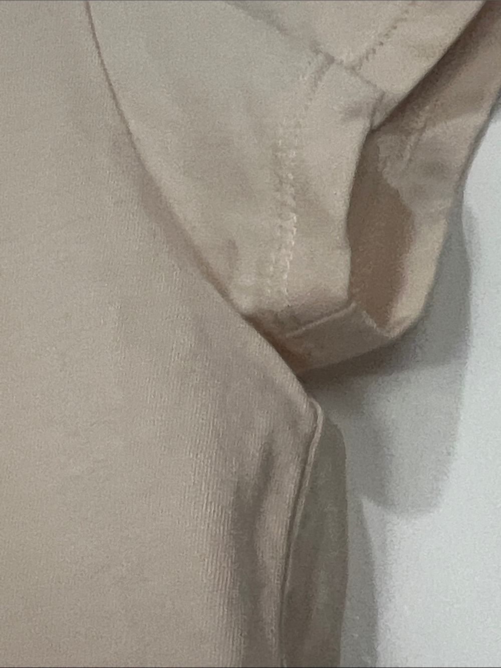 ATM Anthony Thomas Melillo Short Sleeve Crewneck Tee - Beige Small - Picture 4 of 9